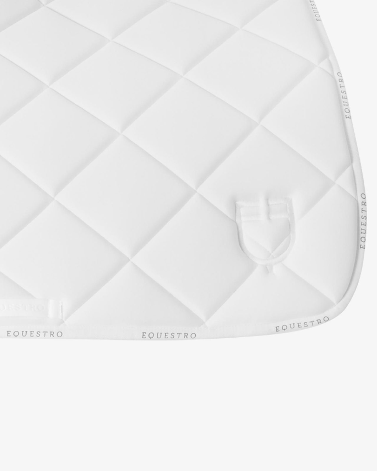 Jumping saddle pad technical fabric with logo