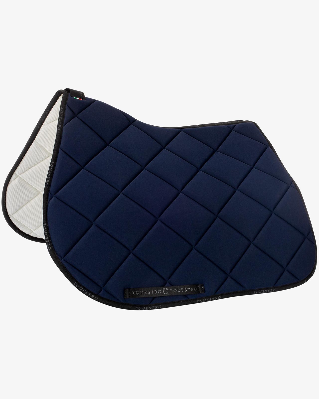 Jumping saddle pad breathable technical fabric