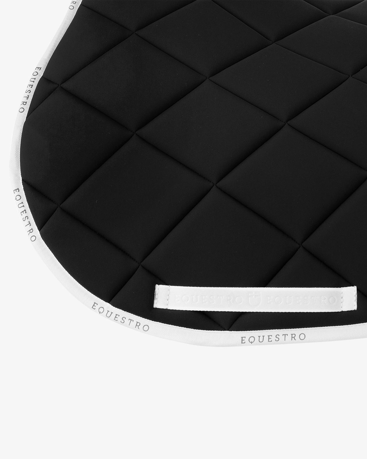 Jumping saddle pad technical fabric with logo