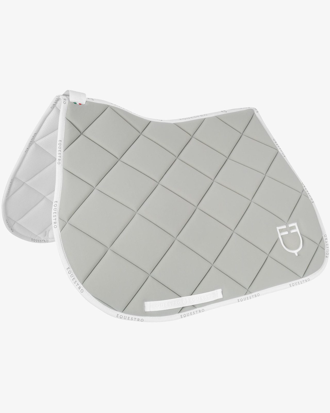 Jumping saddle pad technical fabric with logo