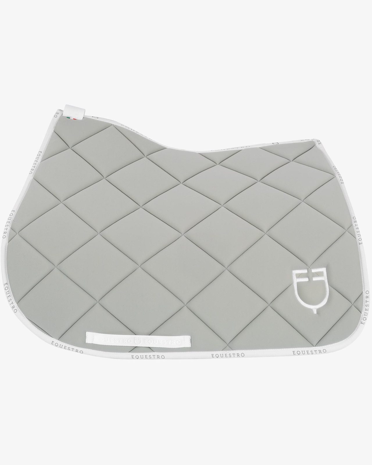 Jumping saddle pad technical fabric with logo