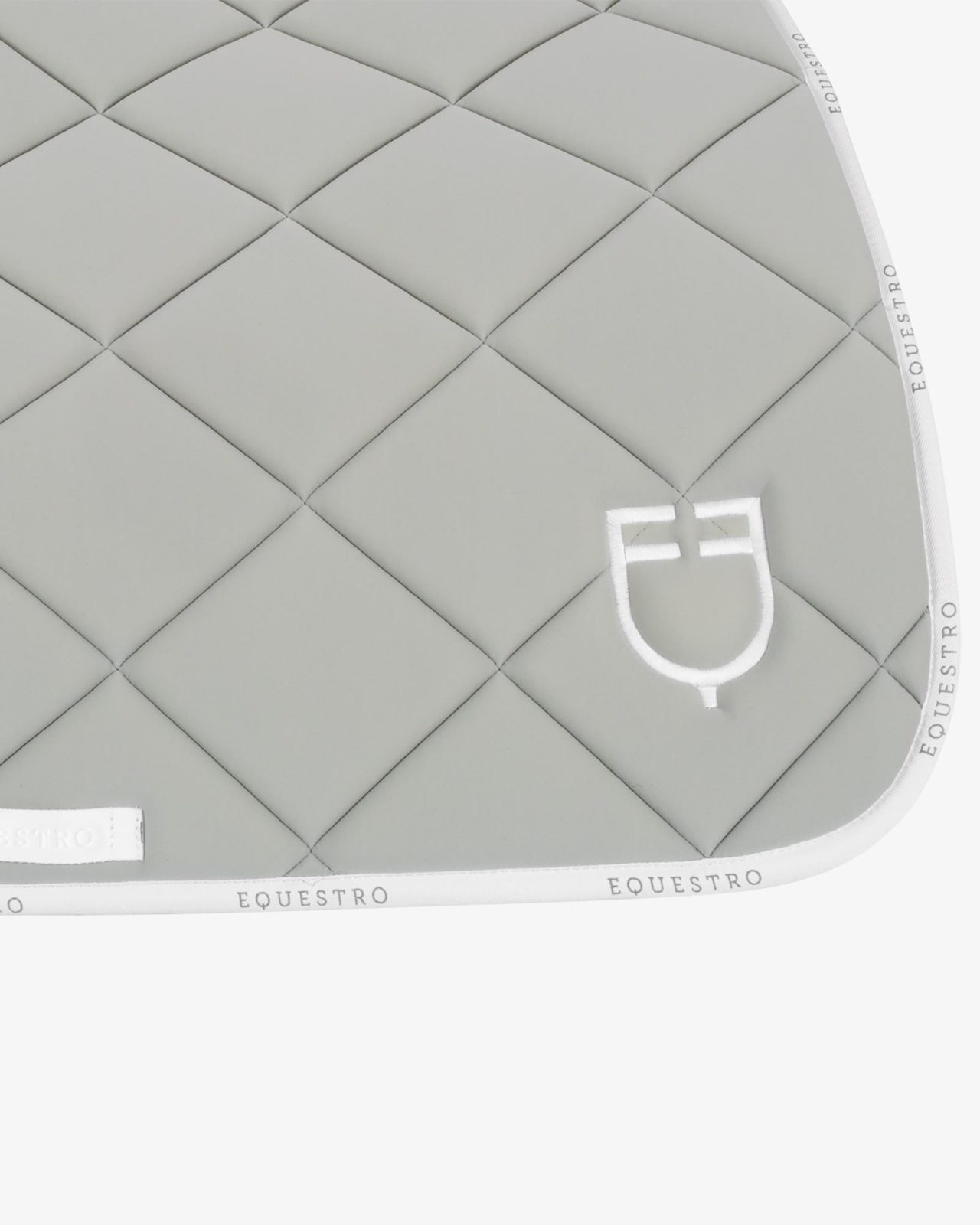 Jumping saddle pad technical fabric with logo