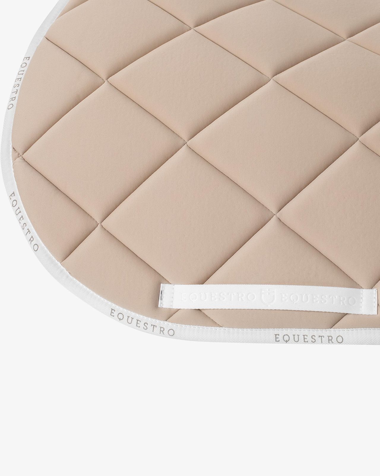 Jumping saddle pad technical fabric with logo