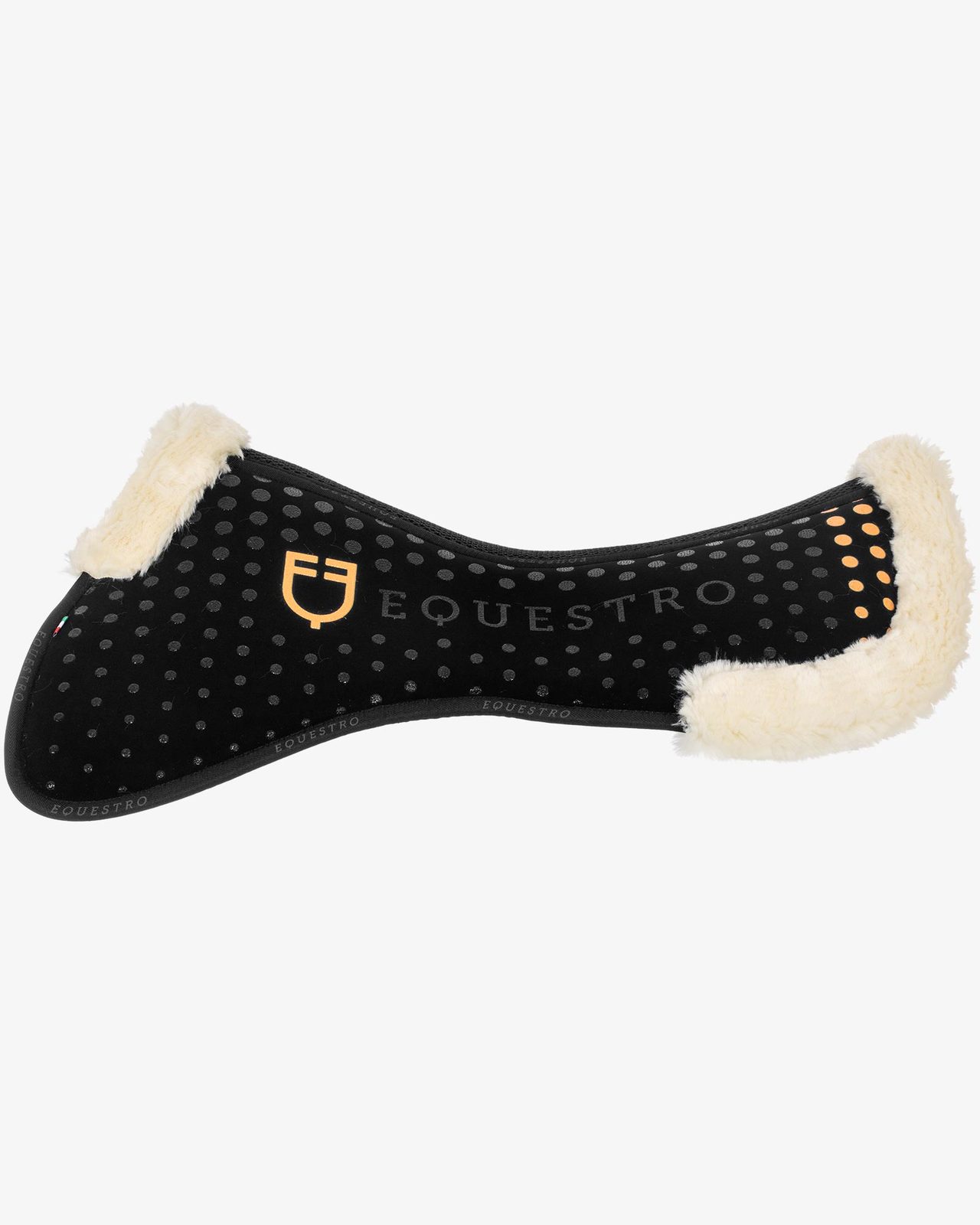 Ecowool memory foam pad with silicone grip and logo