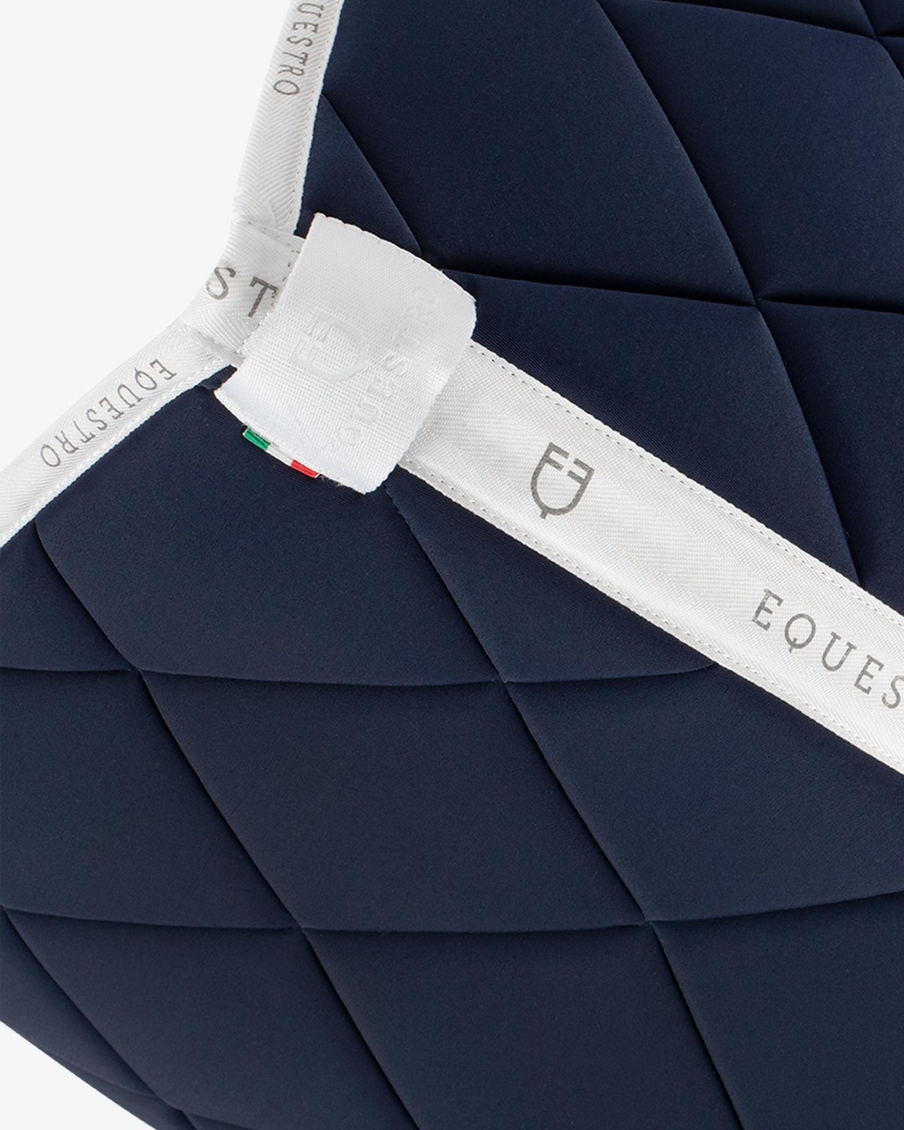 Jumping saddle pad technical fabric with logo