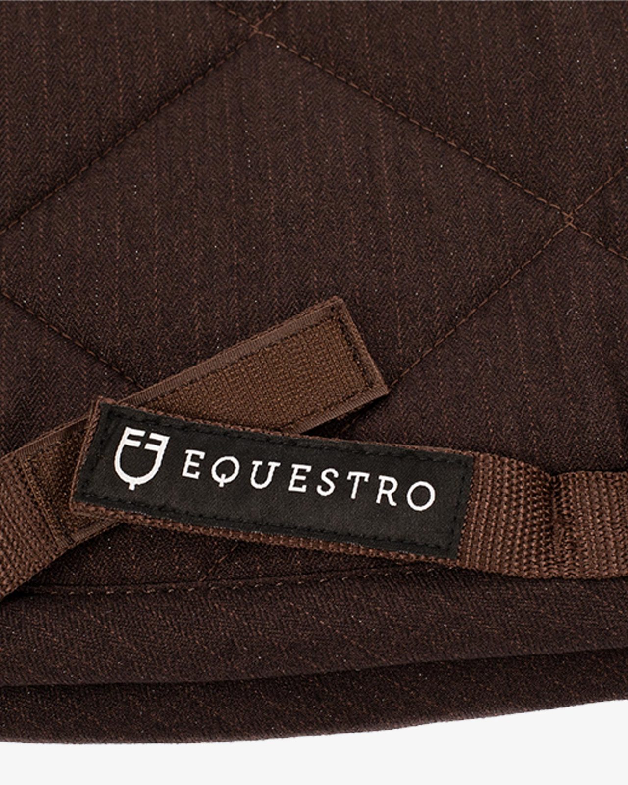 Jumping saddle pad in cotton with trimmings with logo