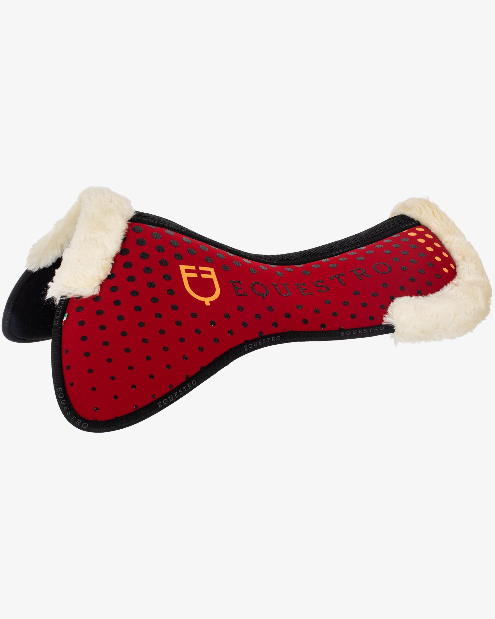 Ecowool memory foam pad with silicone grip and logo
