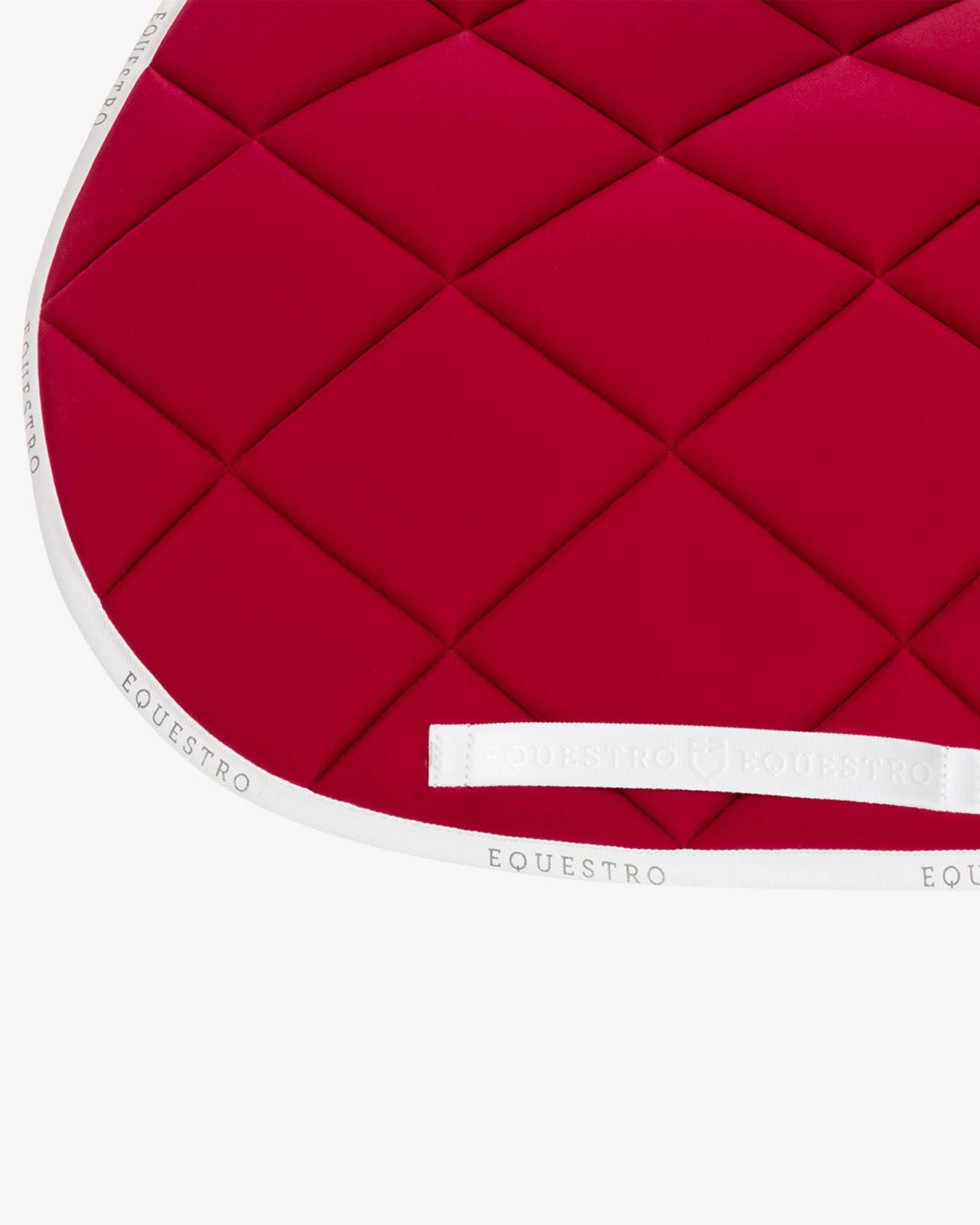 Jumping saddle pad technical fabric with logo