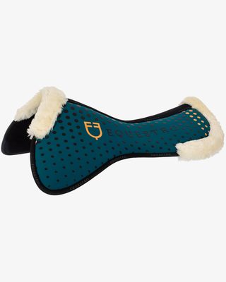 Ecowool memory foam pad with silicone grip and logo