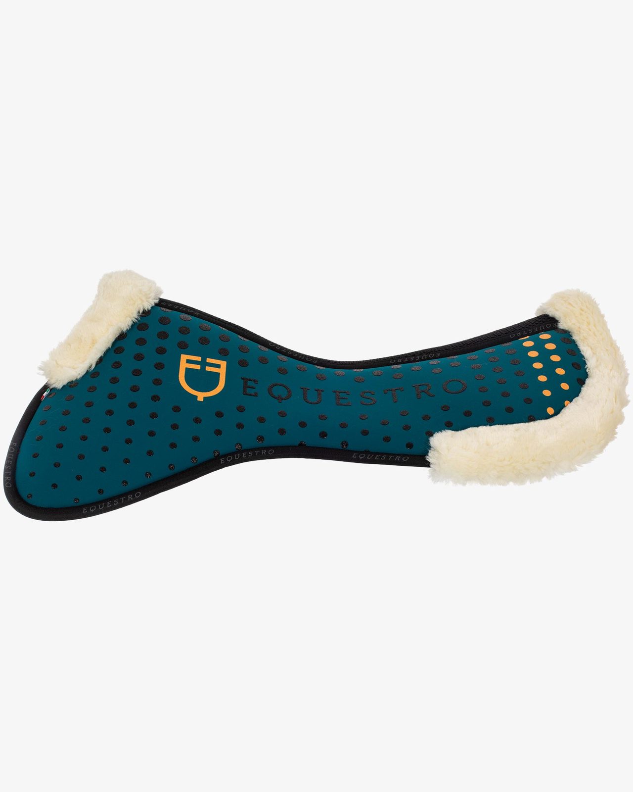 Ecowool memory foam pad with silicone grip and logo