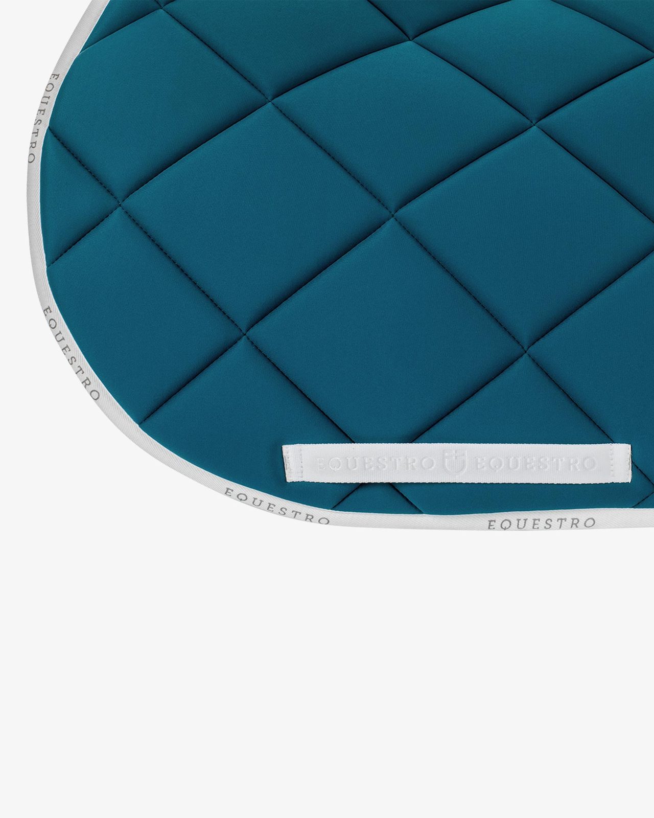 Jumping saddle pad technical fabric with logo