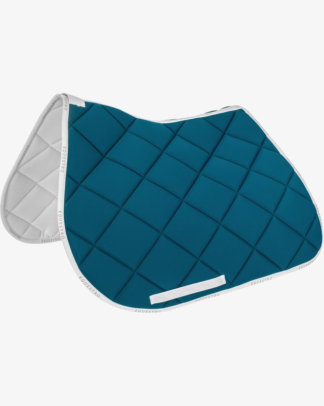 Jumping saddle pad breathable technical fabric