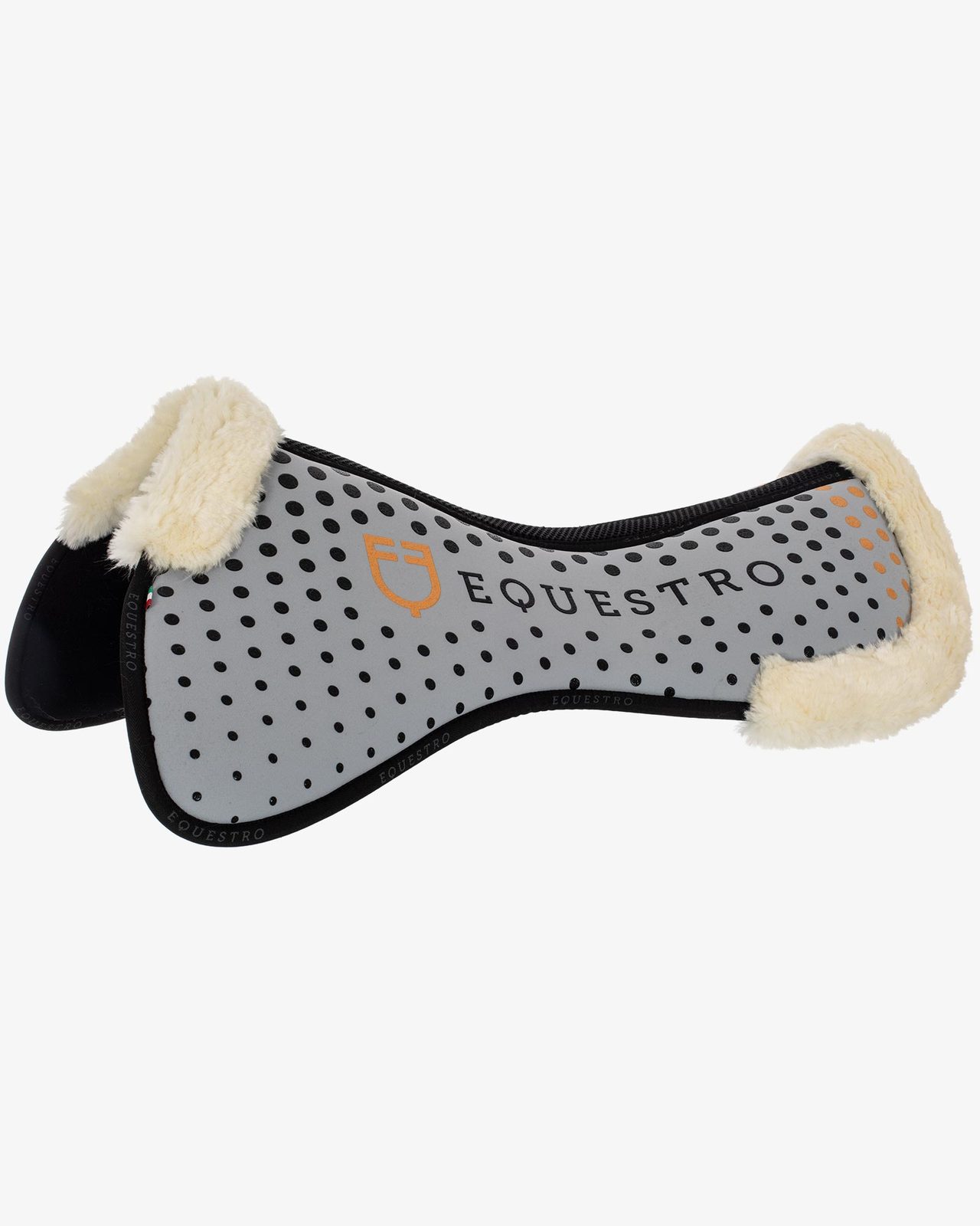 Ecowool memory foam pad with silicone grip and logo