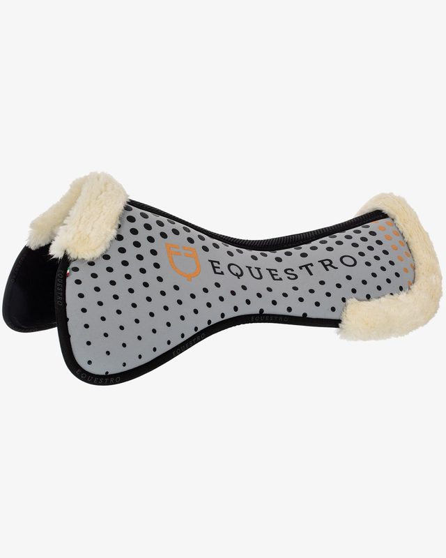 Ecowool memory foam pad with silicone grip and logo
