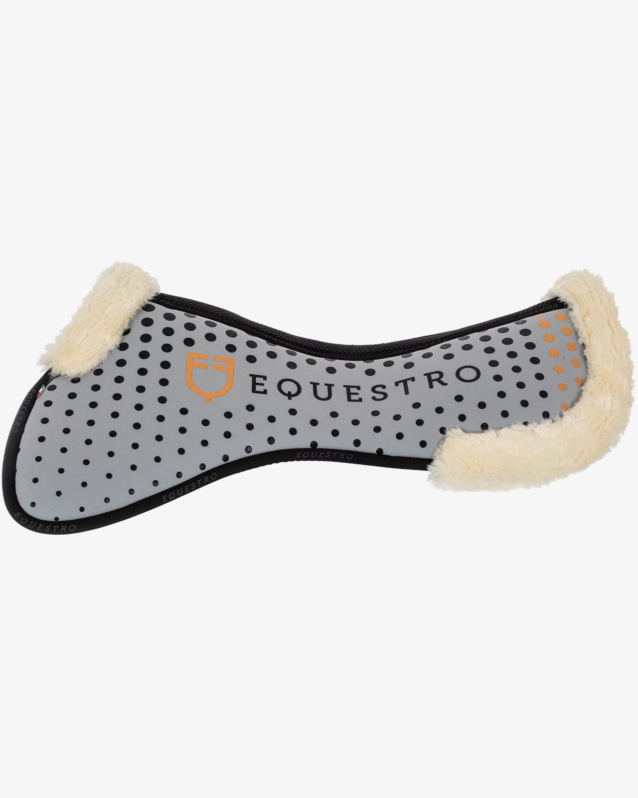Ecowool memory foam pad with silicone grip and logo