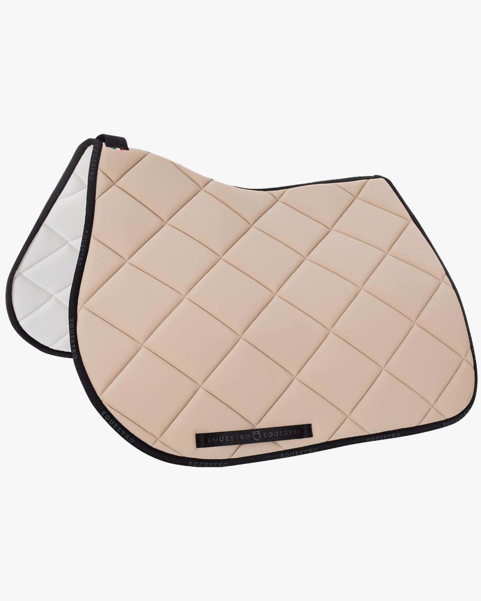 Jumping saddle pad breathable technical fabric