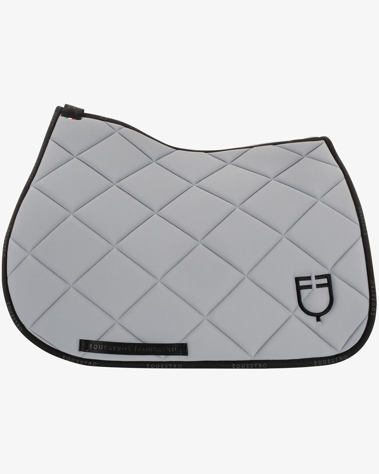 Jumping saddle pad technical fabric with logo