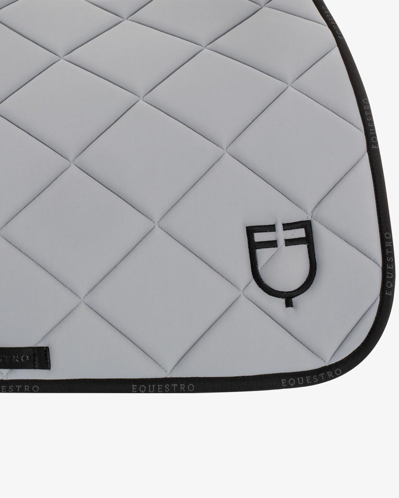 Jumping saddle pad technical fabric with logo