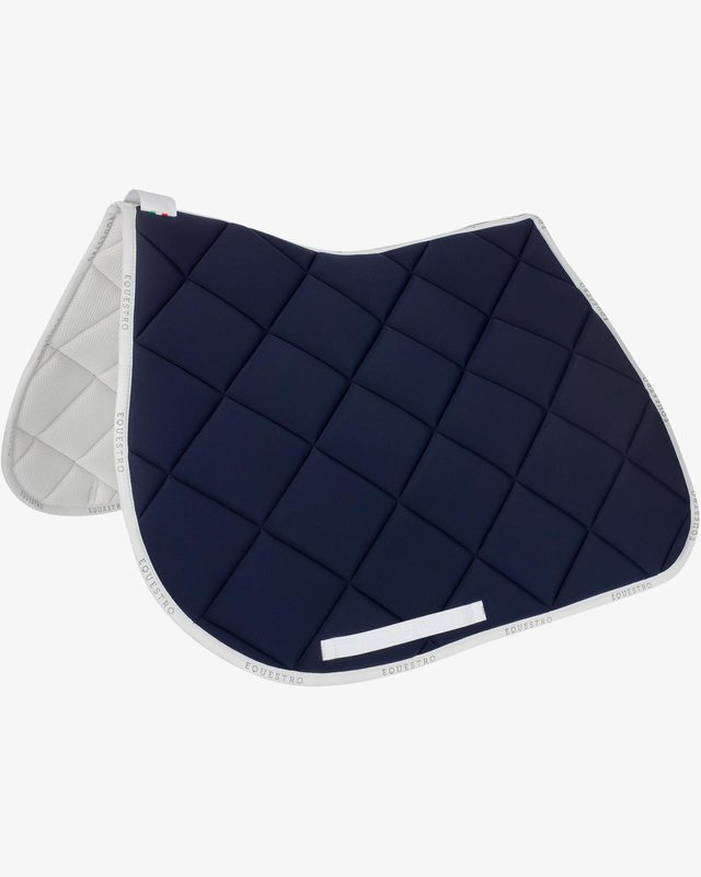 Jumping saddle pad breathable technical fabric