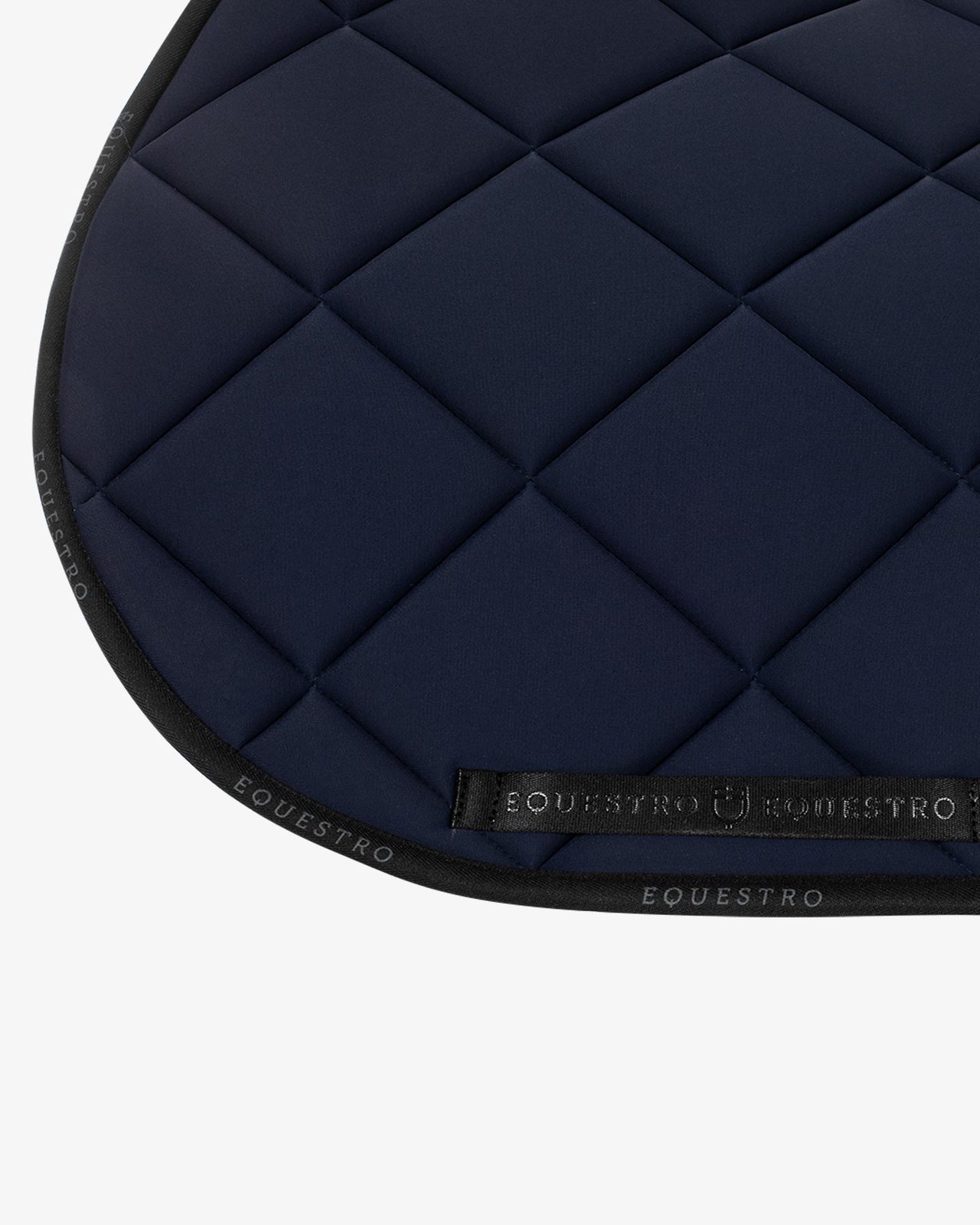 Jumping saddle pad technical fabric with logo