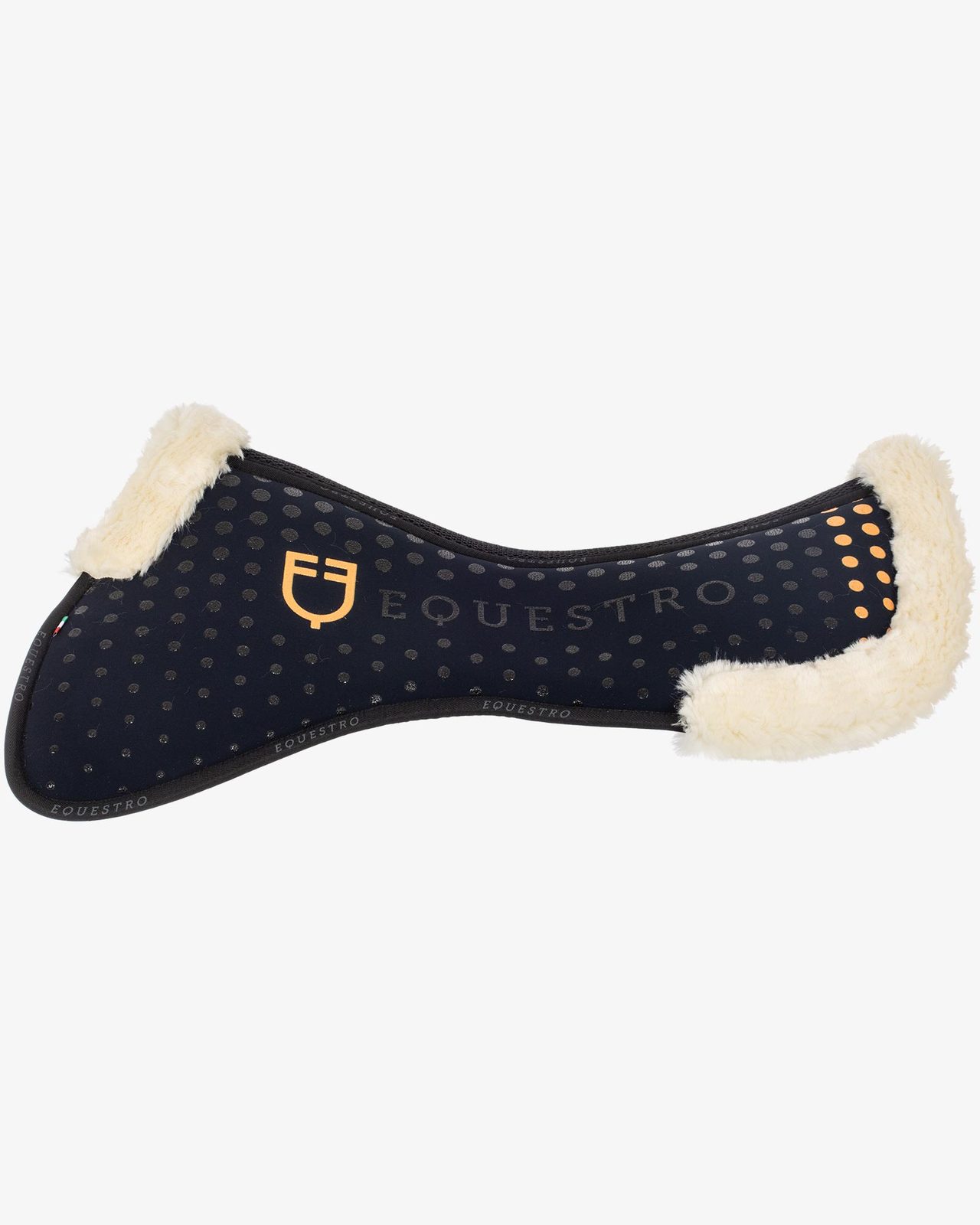 Ecowool memory foam pad with silicone grip and logo