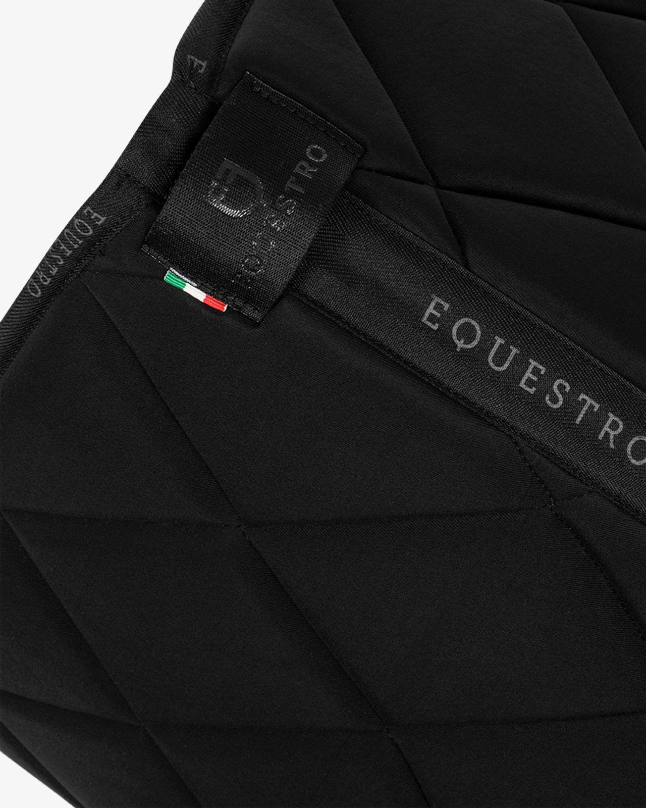 Jumping saddle pad technical fabric with logo