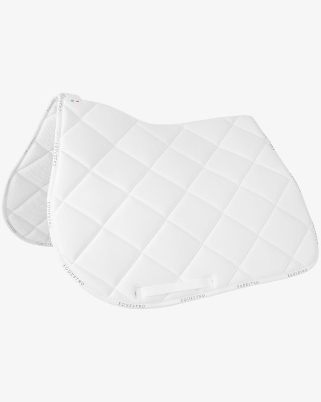 Jumping saddle pad breathable technical fabric
