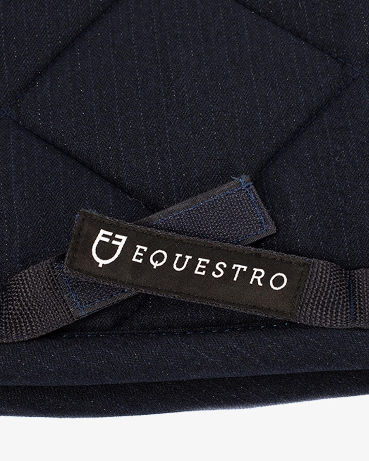 Jumping saddle pad in cotton with trimmings with logo