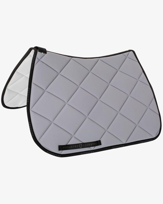 Jumping saddle pad breathable technical fabric