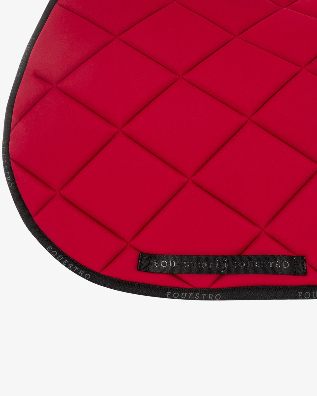 Jumping saddle pad technical fabric with logo