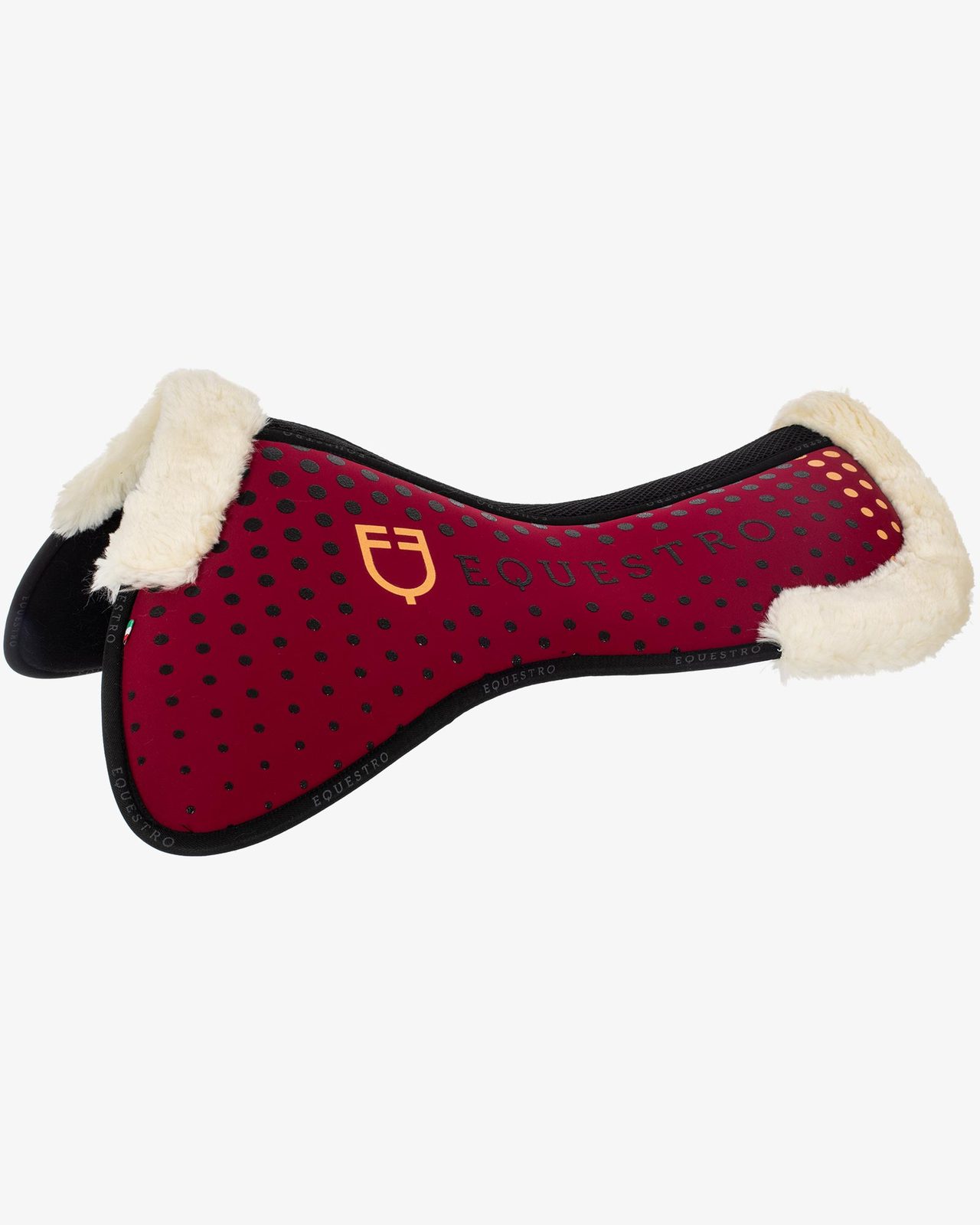 Ecowool memory foam pad with silicone grip and logo