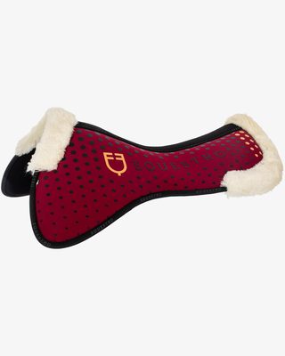 Ecowool memory foam pad with silicone grip and logo