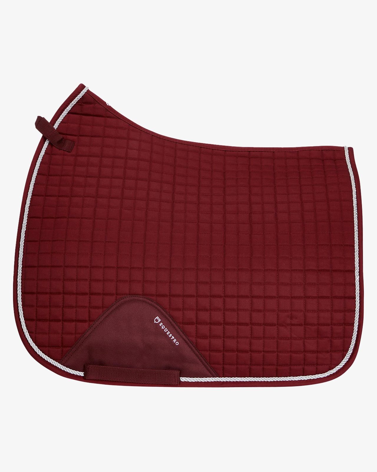 Dressage shaped cotton saddle pad