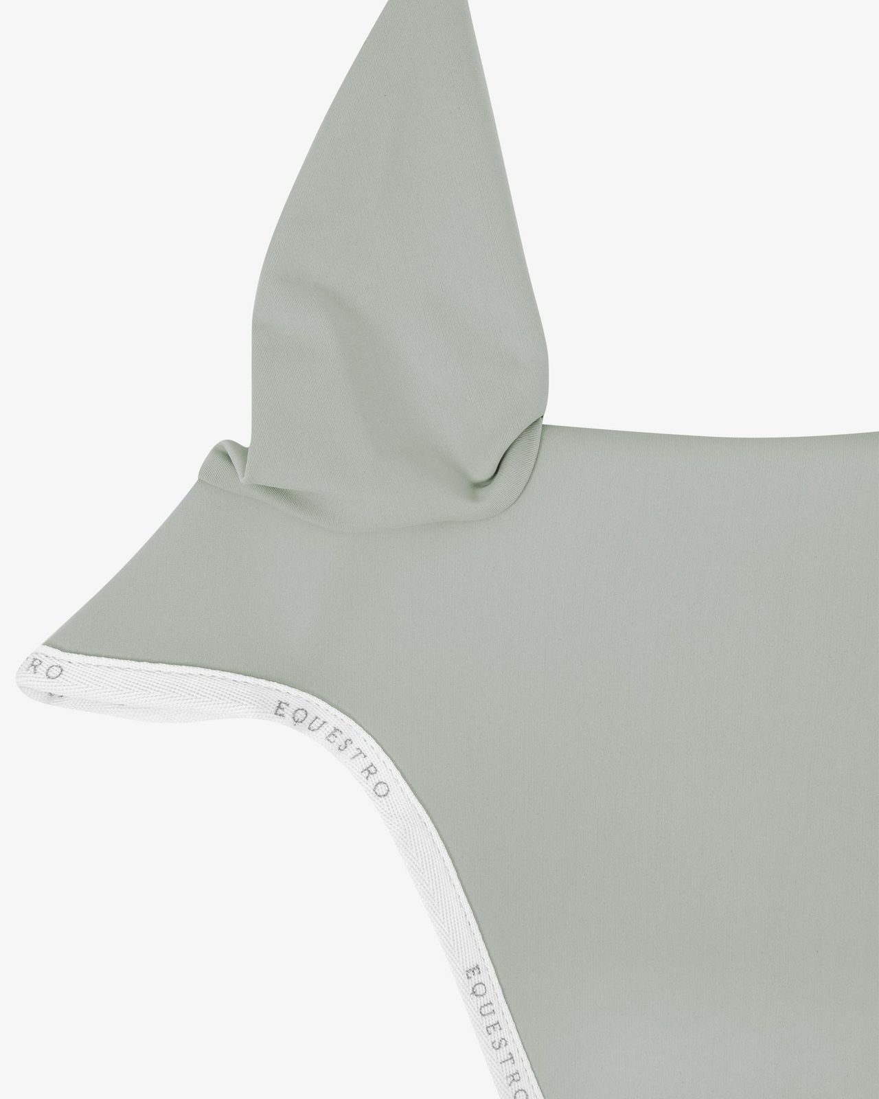 Fly veil in technical fabric with noseband attachment