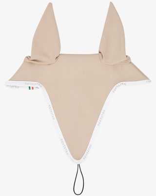 Fly veil in technical fabric with noseband attachment