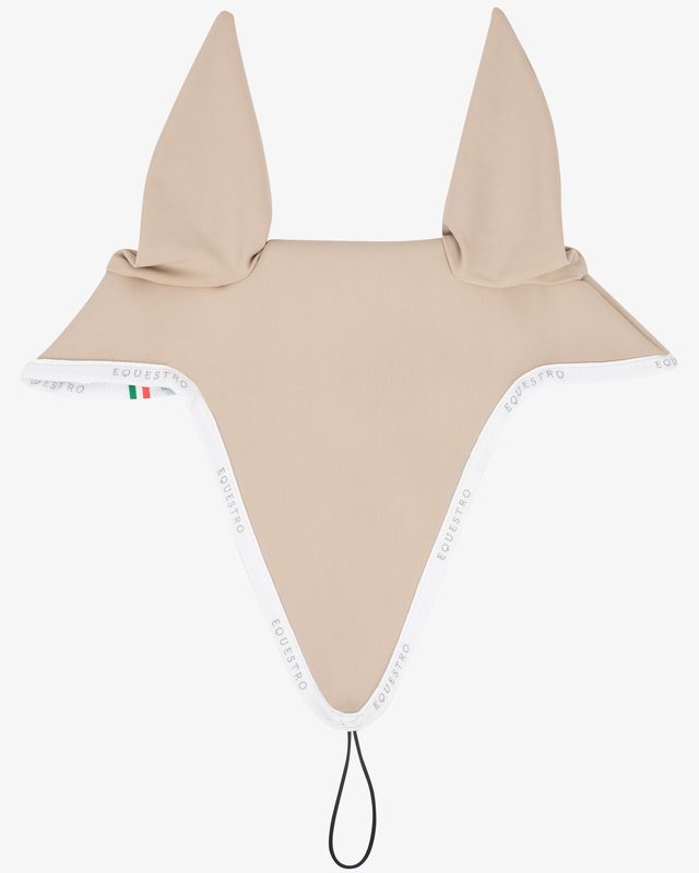 Fly veil in technical fabric with noseband attachment