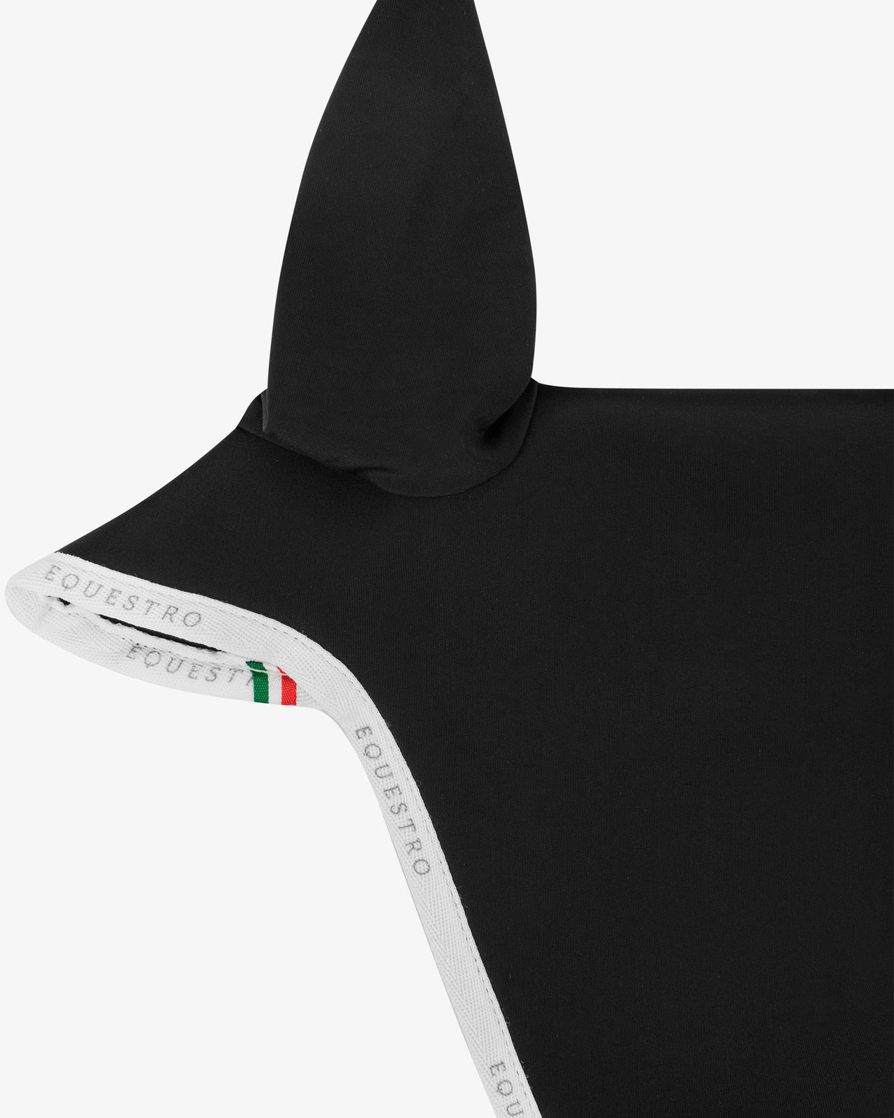 Fly veil in technical fabric with noseband attachment