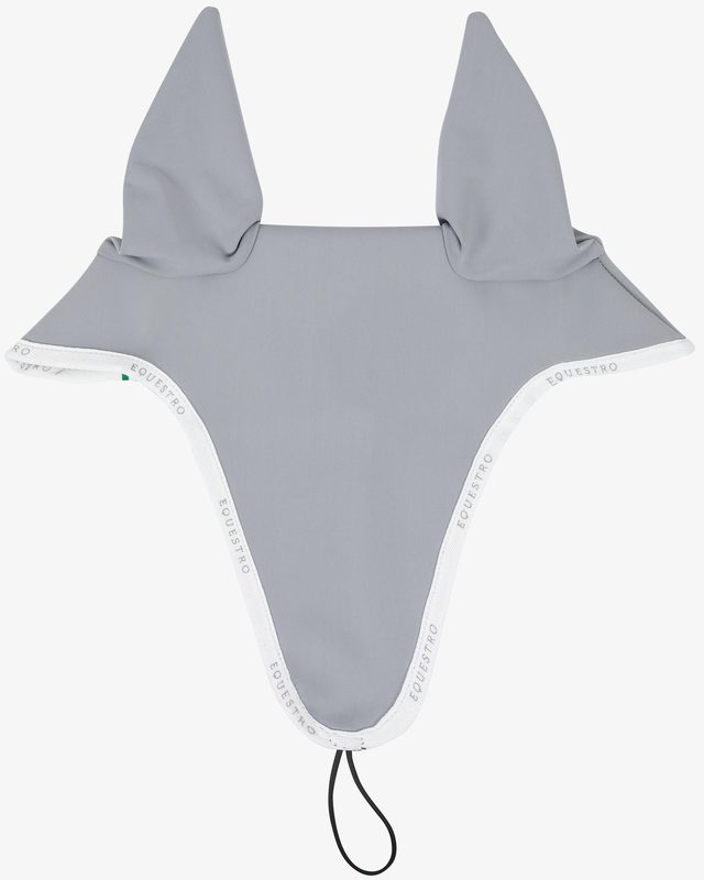 Fly veil in technical fabric with noseband attachment