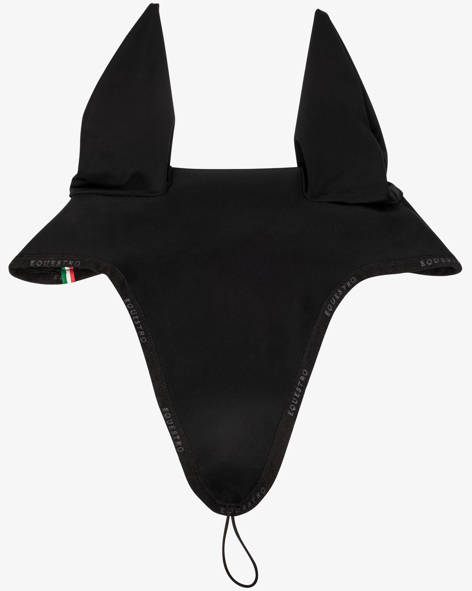 Fly veil in technical fabric with noseband attachment