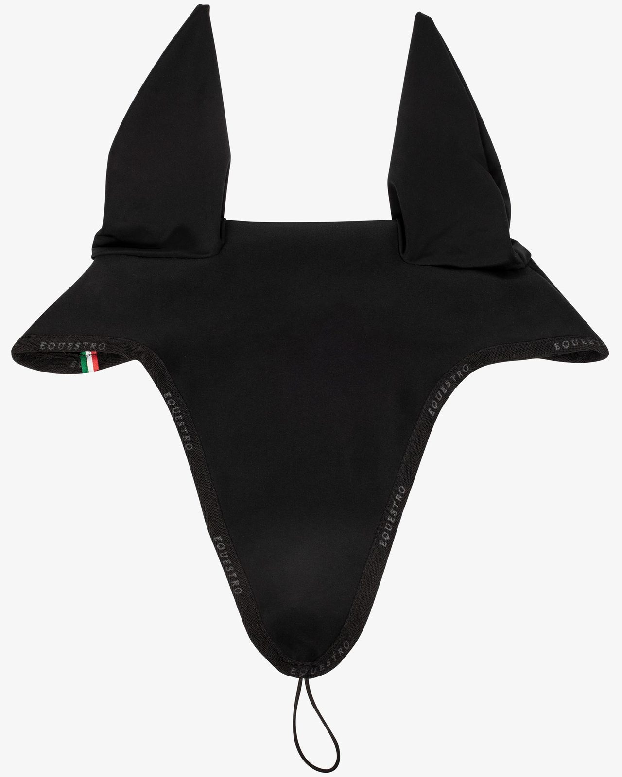 Fly veil in technical fabric with noseband attachment