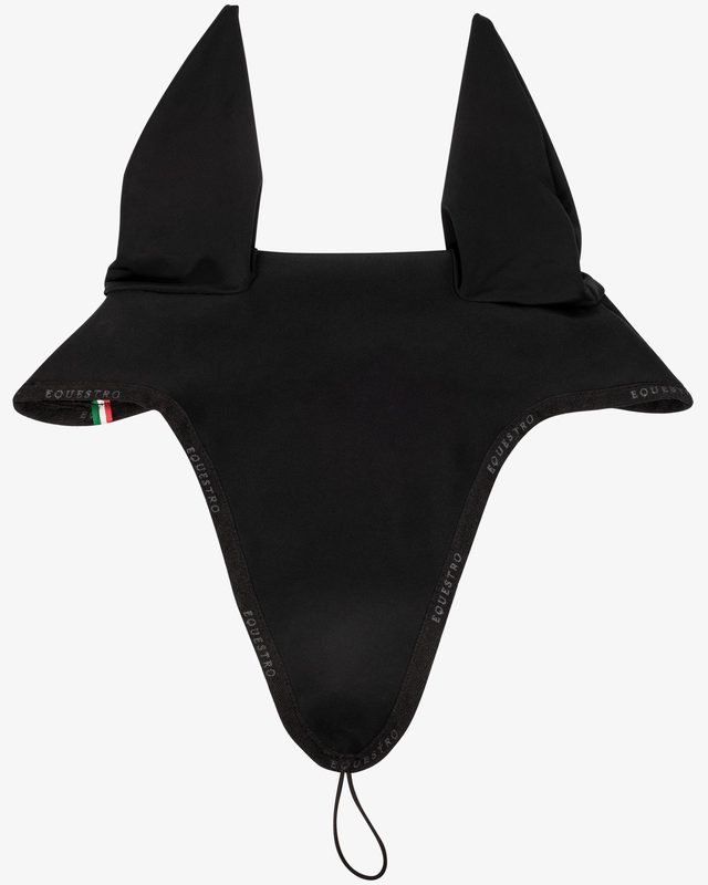 Fly veil in technical fabric with noseband attachment
