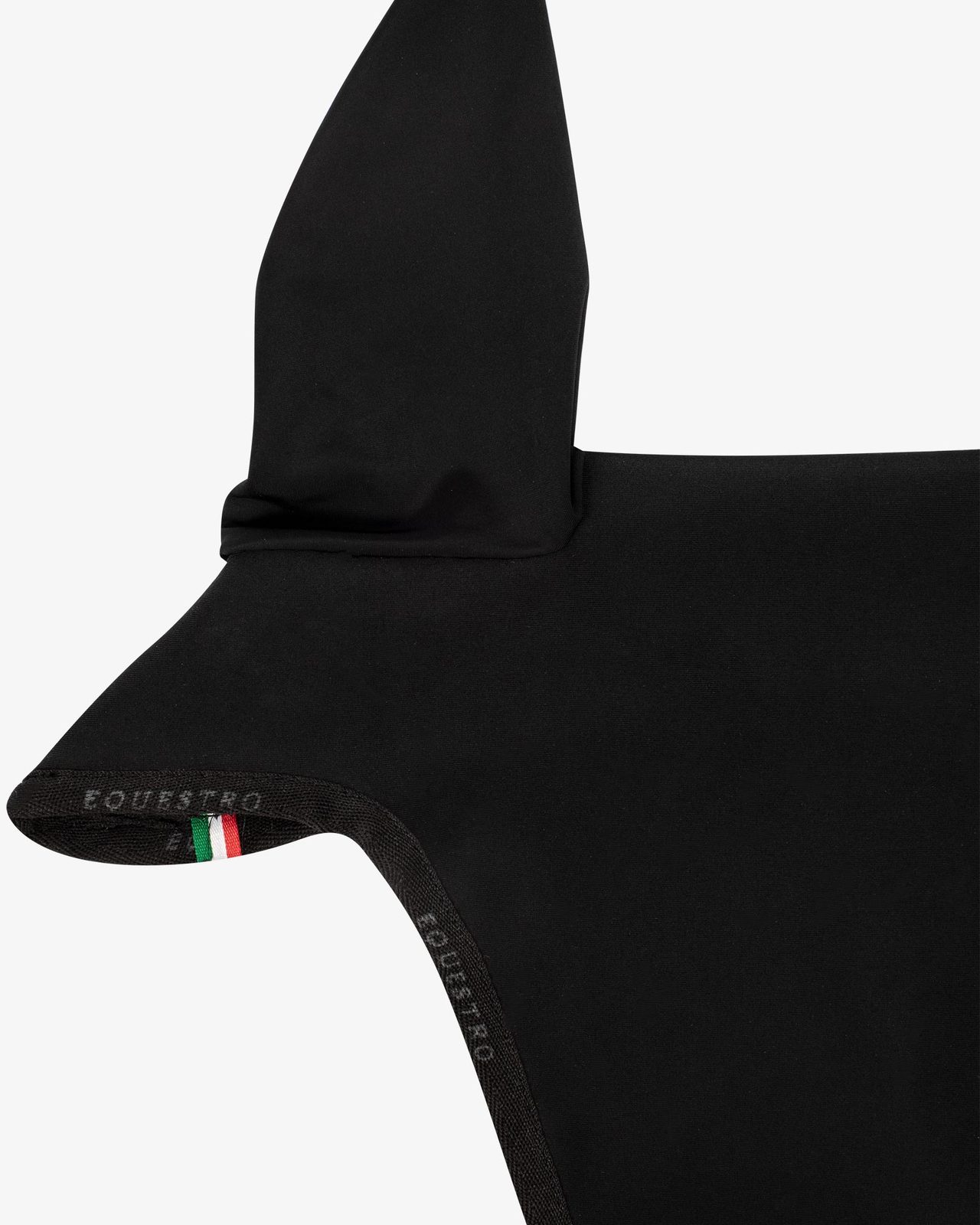 Fly veil in technical fabric with noseband attachment