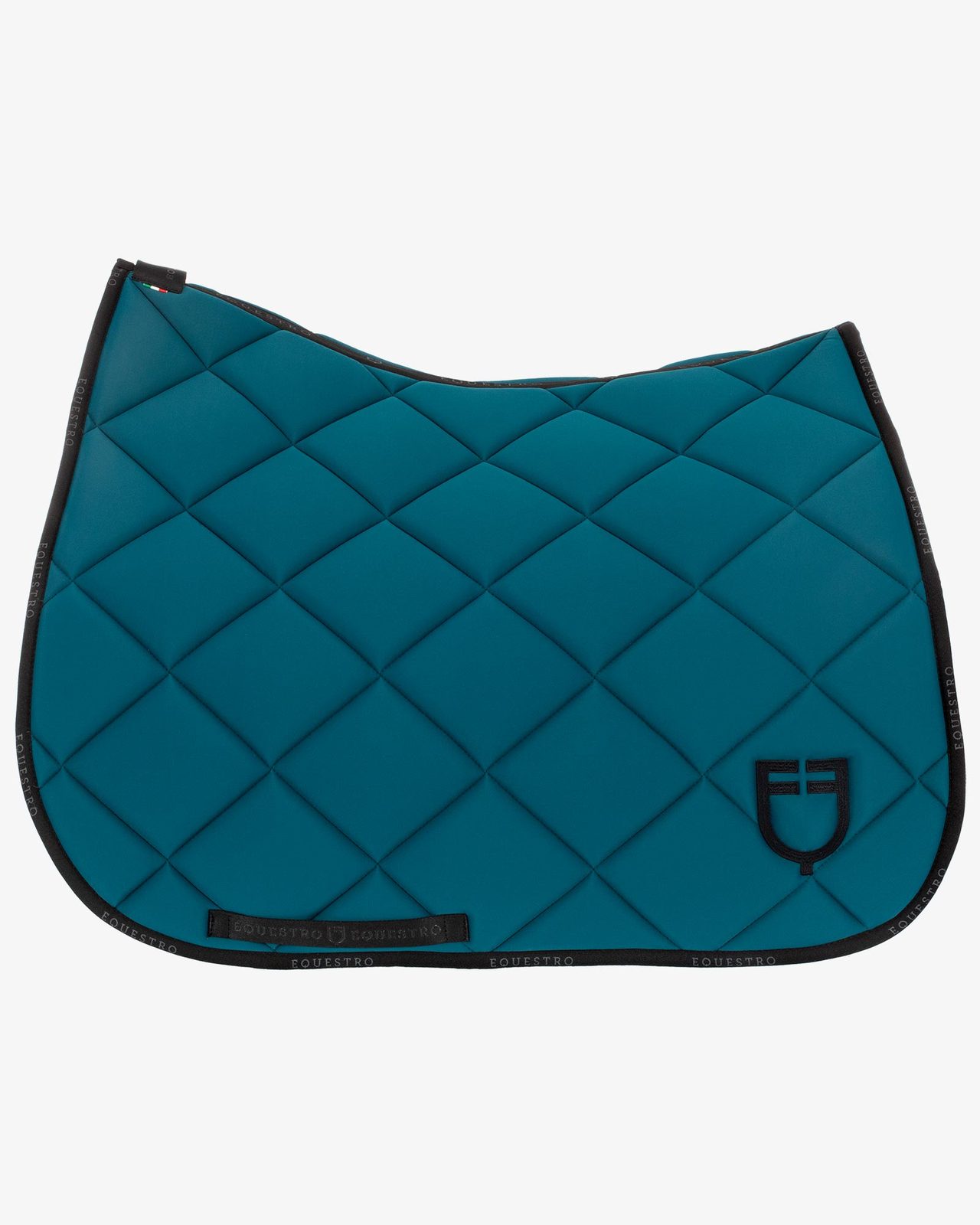Dressage saddle pad technical fabric with logo