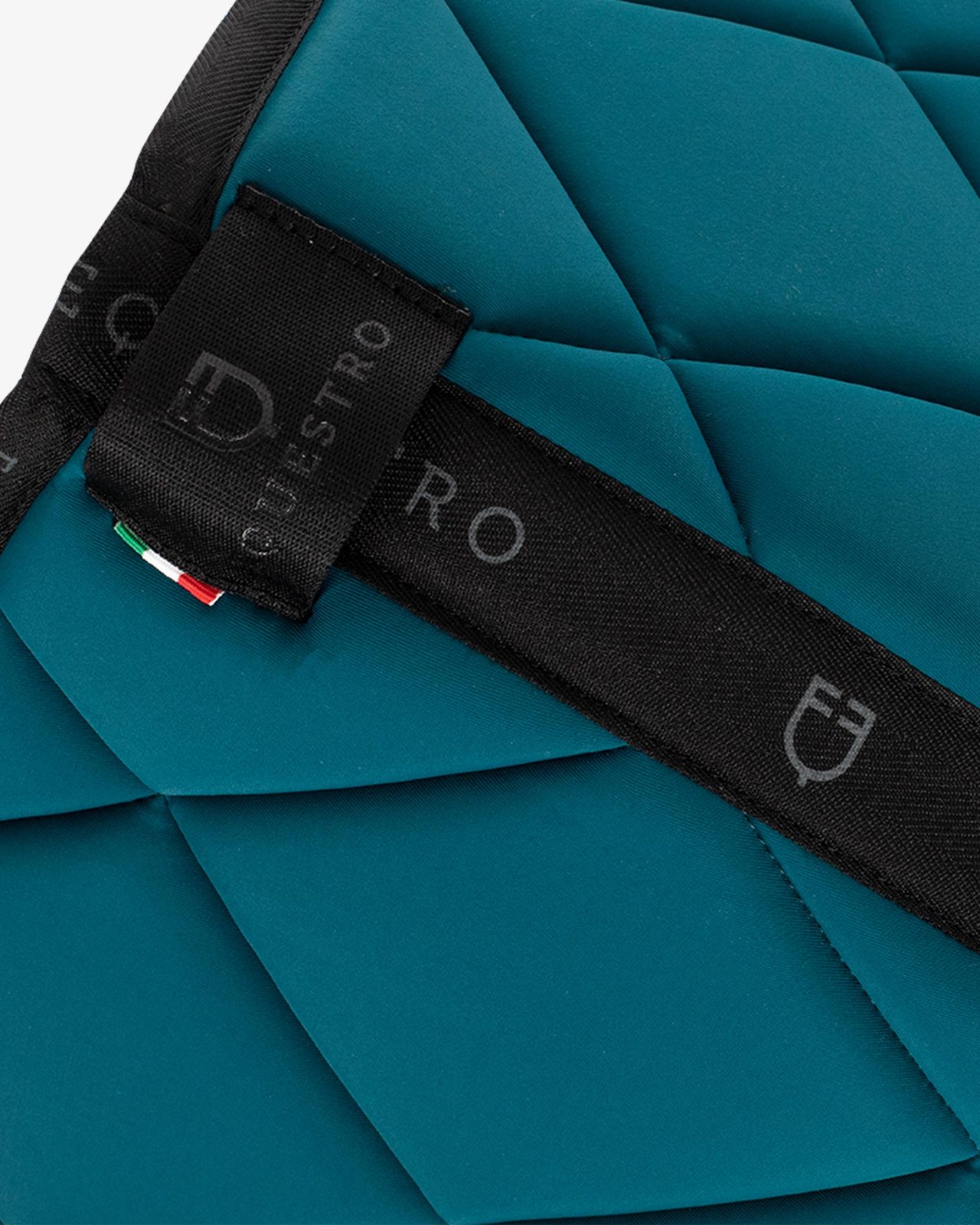 Dressage saddle pad technical fabric with logo