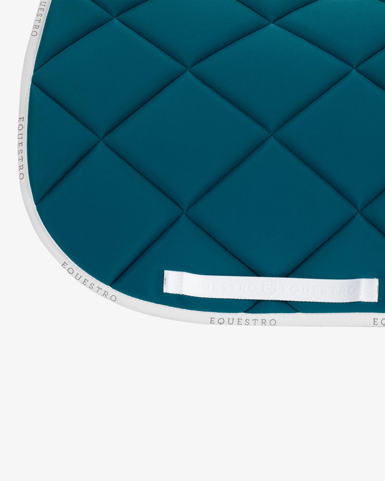 Dressage saddle pad technical fabric with logo