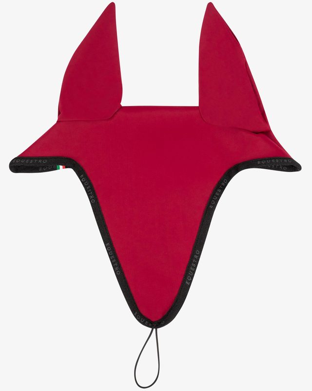 Fly veil in technical fabric with noseband attachment