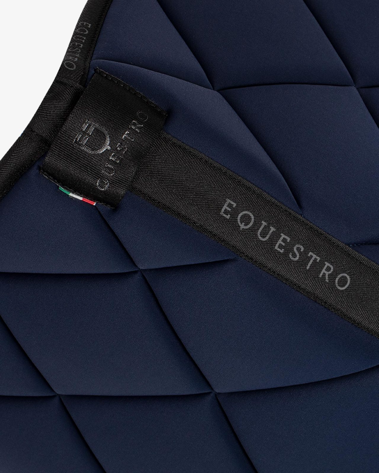 Dressage saddle pad technical fabric with logo