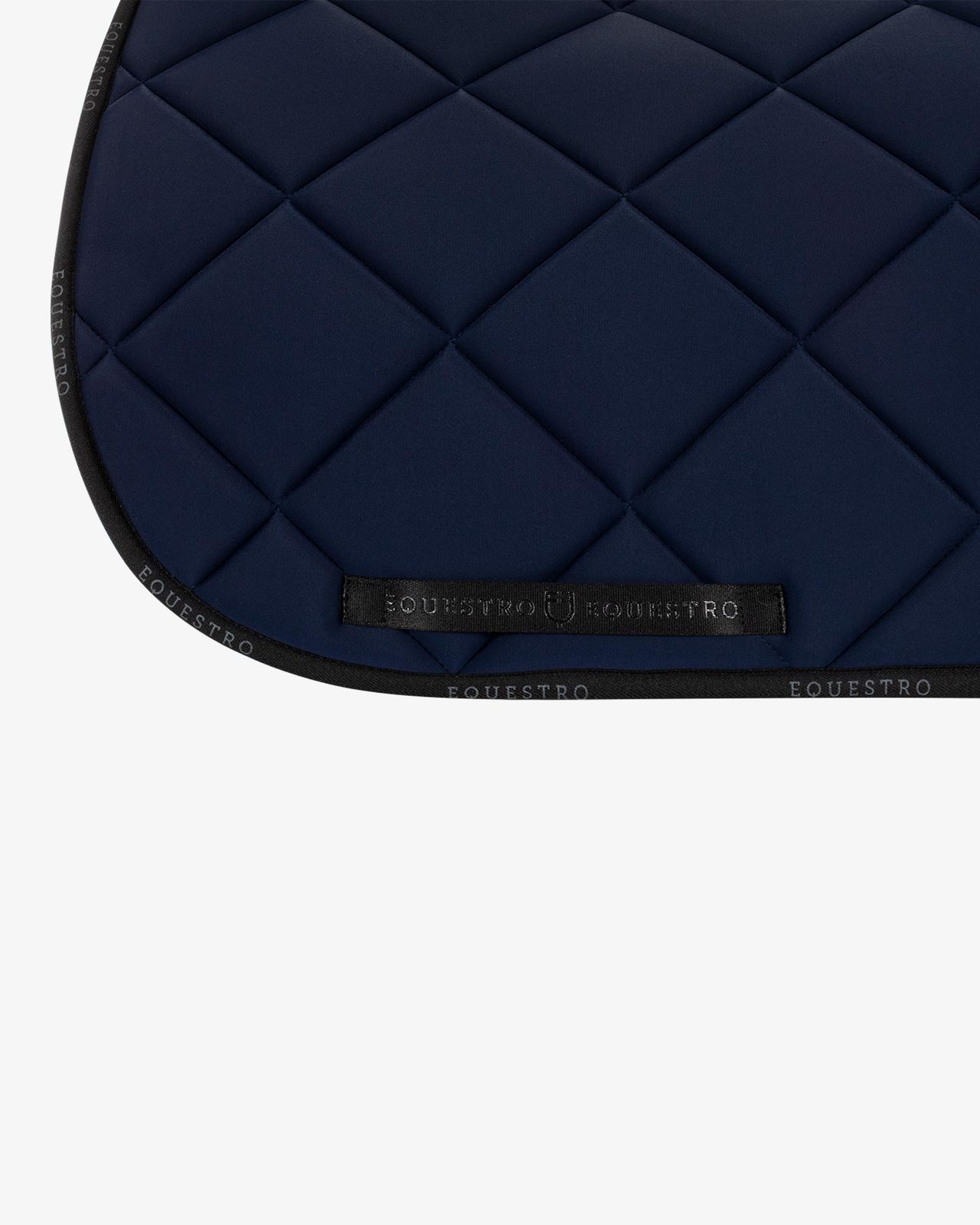 Dressage saddle pad technical fabric with logo