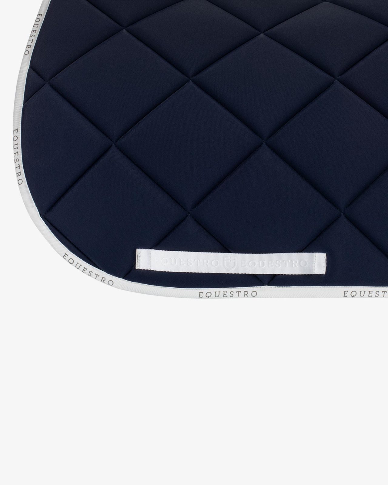 Dressage saddle pad technical fabric with logo