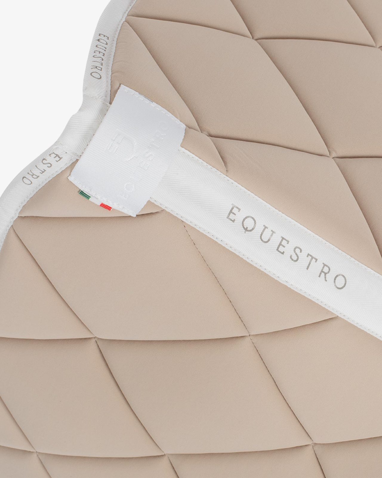 Dressage saddle pad technical fabric with logo